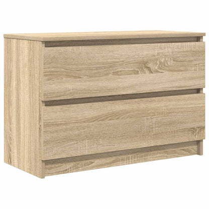 vidaXL TV Cabinet Sonoma Oak 80x35x54 cm Engineered Wood 2