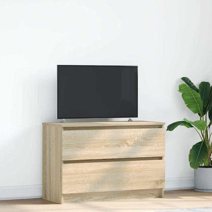 vidaXL TV Cabinet Sonoma Oak 80x35x54 cm Engineered Wood 1
