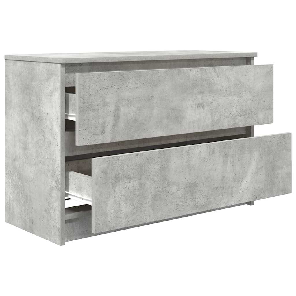 vidaXL TV Cabinet Concrete Grey 80x35x54 cm Engineered Wood 5