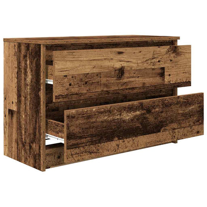 vidaXL TV Cabinet Old Wood 80x35x54 cm Engineered Wood 5