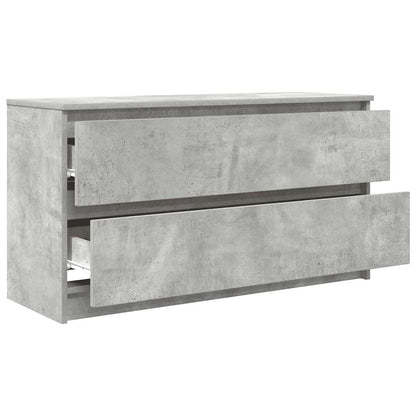 vidaXL TV Cabinet Concrete Grey 100x35x54 cm Engineered Wood 5