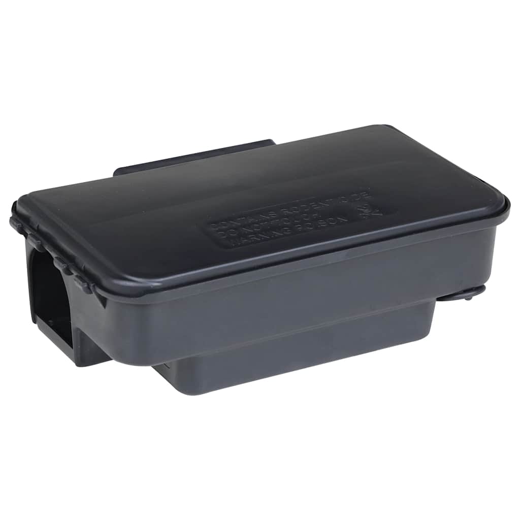vidaXL Mouse Traps 12 pcs Black 22x12.5x7.5 cm 3