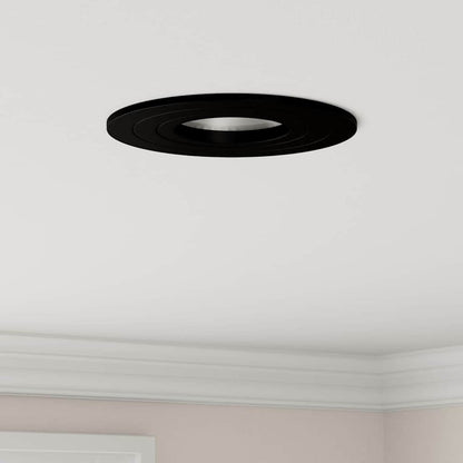 Spotlight 9 x 9 x 2 cm Aluminium Black Round