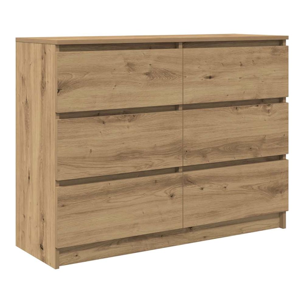 Sideboard 100x35x76 cm Engineered Wood Artisan oak