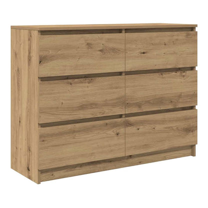 Sideboard 100x35x76 cm Engineered Wood Artisan oak