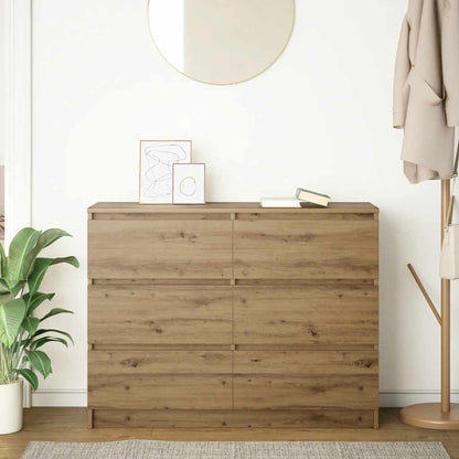 Sideboard 100x35x76 cm Engineered Wood Artisan oak