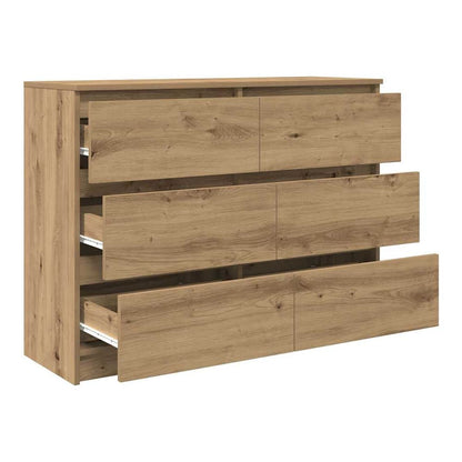 Sideboard 100x35x76 cm Engineered Wood Artisan oak