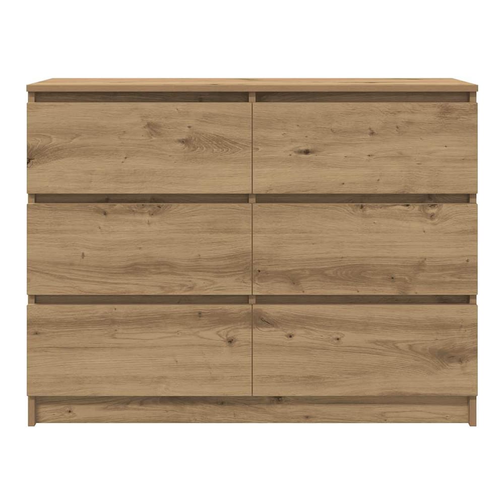 Sideboard 100x35x76 cm Engineered Wood Artisan oak