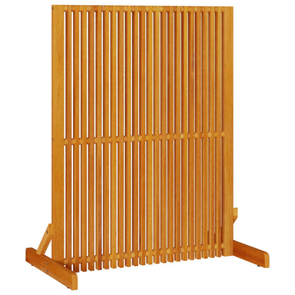 vidaXL Privacy Screen Brown 79.5 x 50 x 110 cm Solid Acacia Wood 4