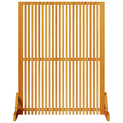 vidaXL Privacy Screen Brown 79.5 x 50 x 110 cm Solid Acacia Wood 2