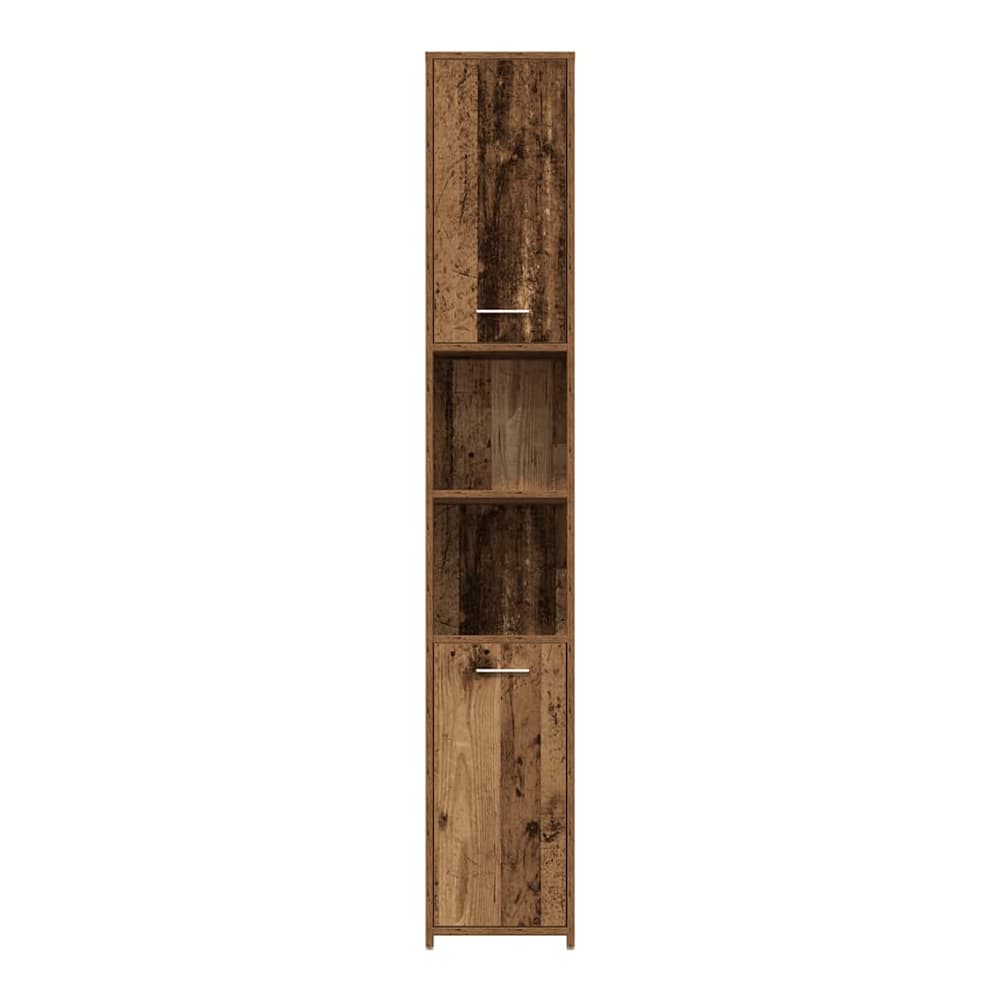 4 Piece Bathroom Furniture Set Engineered Wood Old wood