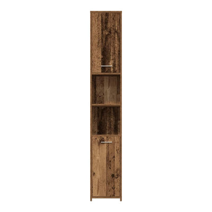 4 Piece Bathroom Furniture Set Engineered Wood Old wood