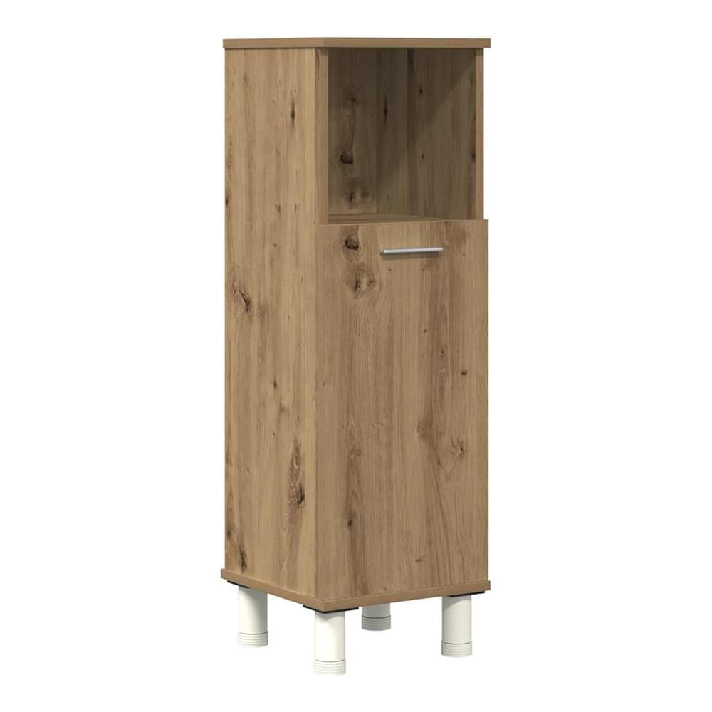 4 Piece Bathroom Furniture Set Engineered Wood Artisan oak