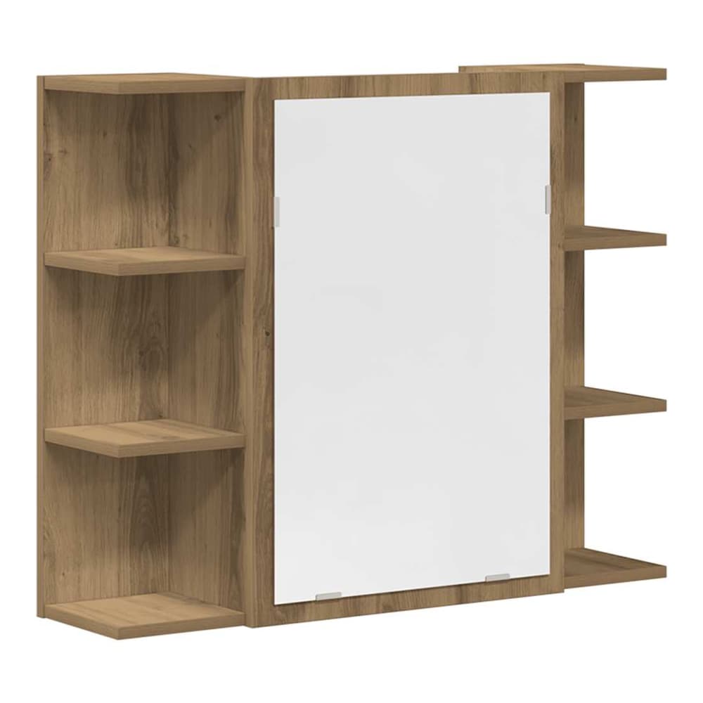 3 Piece Bathroom Furniture Set Engineered Wood Artisan oak