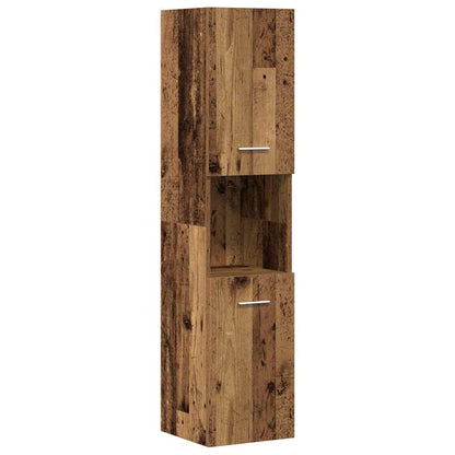 Bathroom Furniture Set Engineered Wood 90 x 38.5 x 46 cm Old wood
