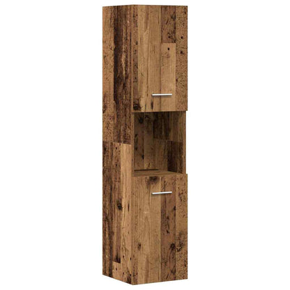 Bathroom Furniture Set Engineered Wood 90 x 38.5 x 46 cm Old wood