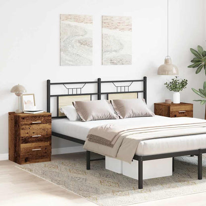 vidaXL Bedside Cabinets 2 pcs Old Wood 38x35x55 cm Engineered Wood 4