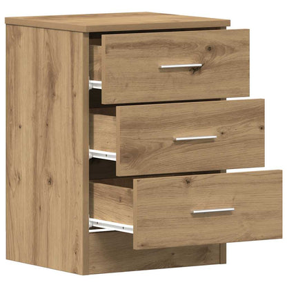 vidaXL Bedside Cabinet Artisan Oak 38x35x55 cm Engineered Wood 5