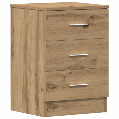 vidaXL Bedside Cabinet Artisan Oak 38x35x55 cm Engineered Wood 6