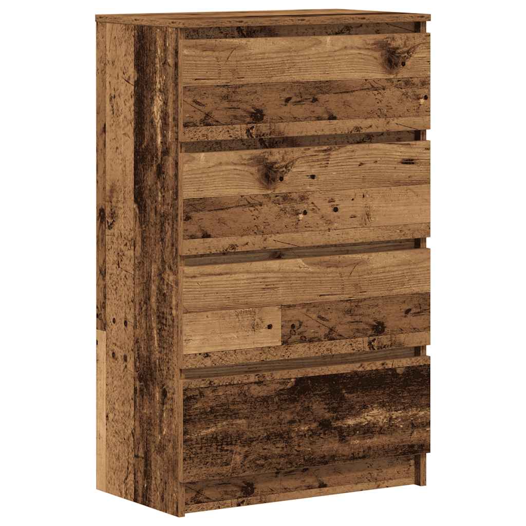 vidaXL Sideboard Old Wood 60x35x98.5 cm Engineered Wood 2