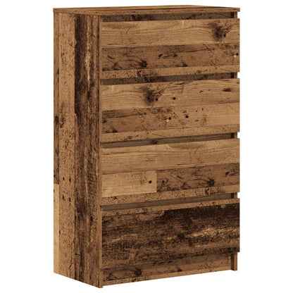 vidaXL Sideboard Old Wood 60x35x98.5 cm Engineered Wood 2