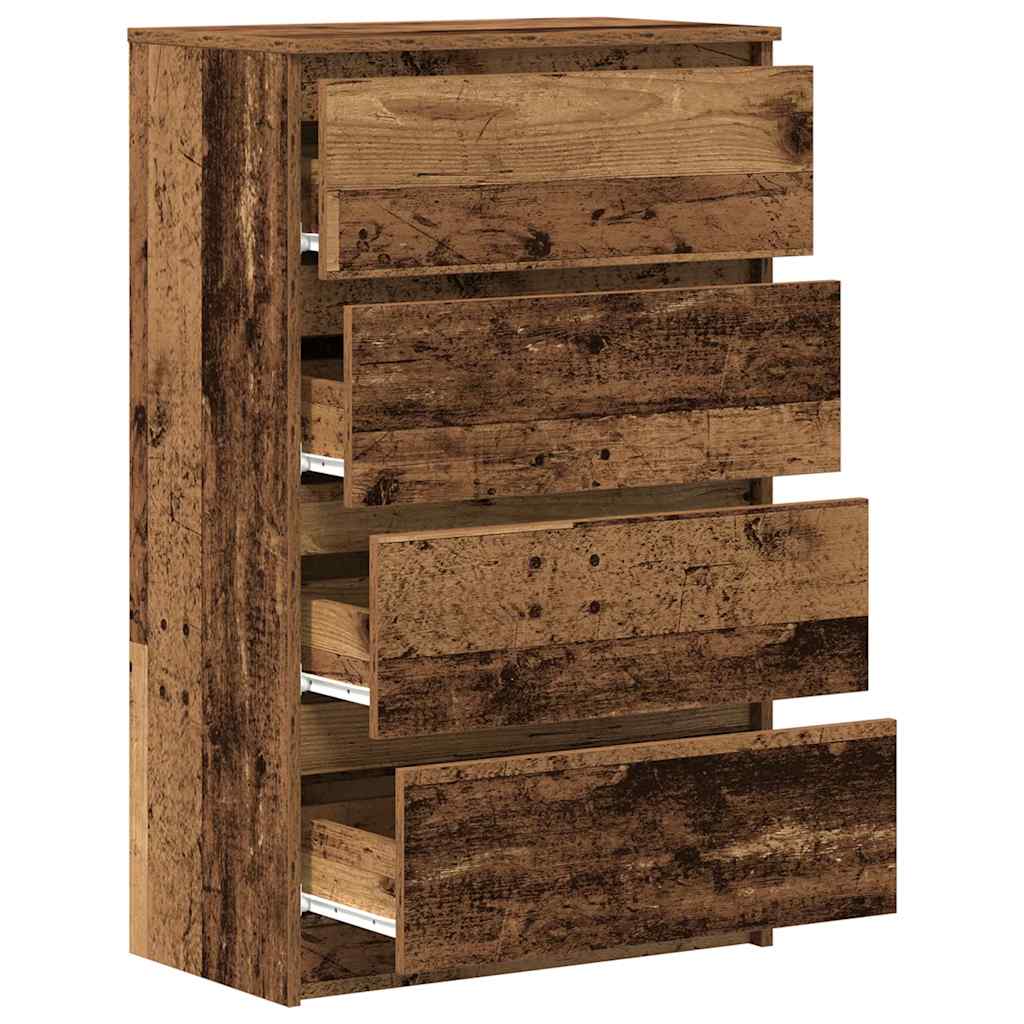 vidaXL Sideboard Old Wood 60x35x98.5 cm Engineered Wood 5