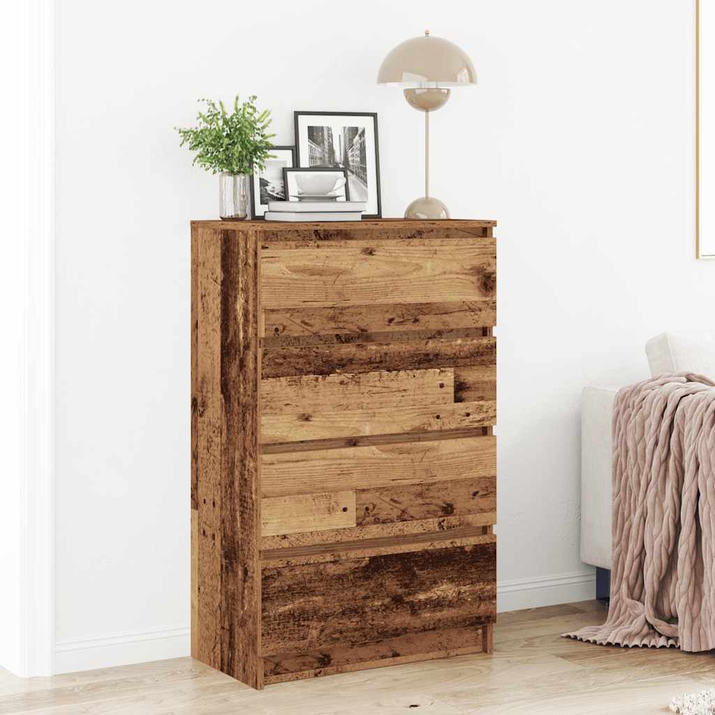vidaXL Sideboard Old Wood 60x35x98.5 cm Engineered Wood 1