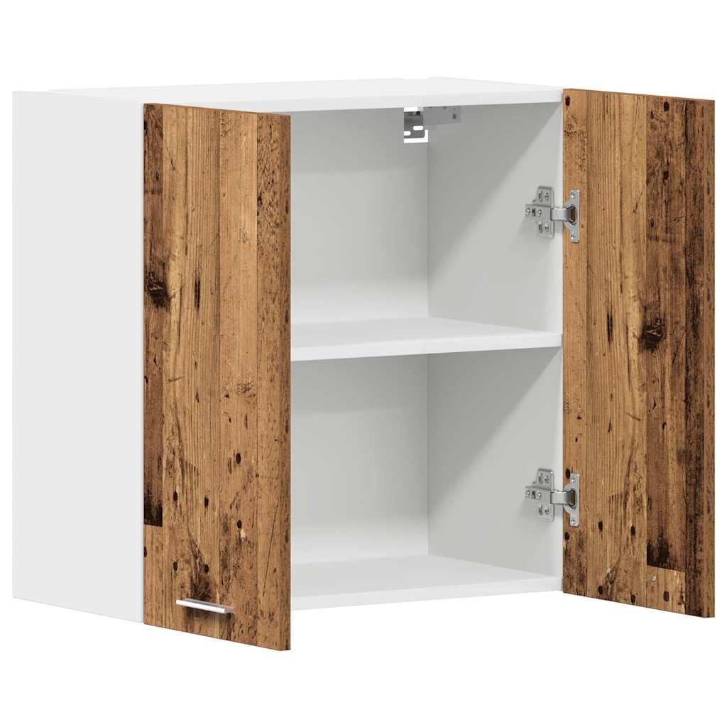 vidaXL Kitchen Wall Cabinet Lyon Old Wood 60x31x60 cm Engineered Wood 4