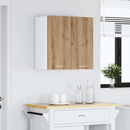 vidaXL Kitchen Wall Cabinet Lyon Artisan Oak 60x31x60 cm Engineered Wood 4