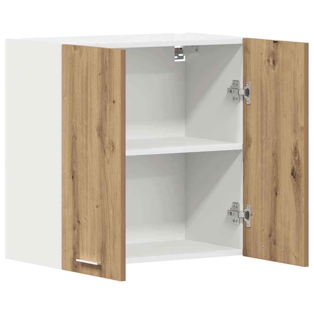 vidaXL Kitchen Wall Cabinet Lyon Artisan Oak 60x31x60 cm Engineered Wood 5