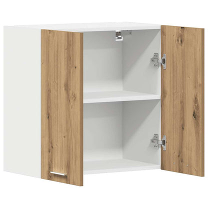 vidaXL Kitchen Wall Cabinet Lyon Artisan Oak 60x31x60 cm Engineered Wood 5