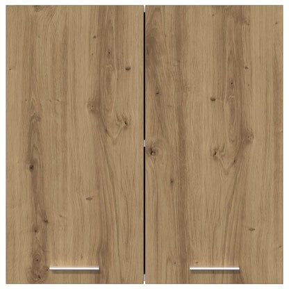 vidaXL Kitchen Wall Cabinet Lyon Artisan Oak 60x31x60 cm Engineered Wood 6