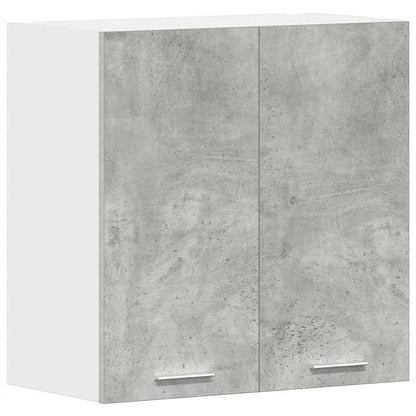 vidaXL Kitchen Wall Cabinet Concrete Grey 60x31x60 cm Engineered Wood 2
