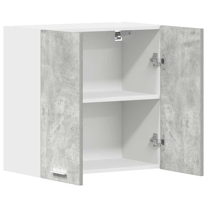 vidaXL Kitchen Wall Cabinet Concrete Grey 60x31x60 cm Engineered Wood 5