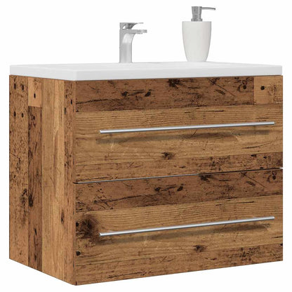 vidaXL Bathroom Sink Cabinet Old Wood 60x38.5x48 cm Engineered Wood 4