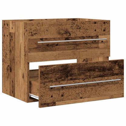 vidaXL Bathroom Sink Cabinet Old Wood 60x38.5x48 cm Engineered Wood 5