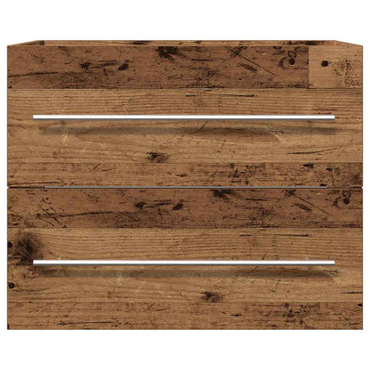 vidaXL Bathroom Sink Cabinet Old Wood 60x38.5x48 cm Engineered Wood 6