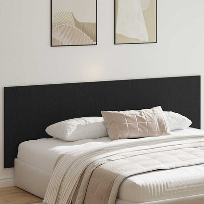 vidaXL Bed Headboard Black Oak Engineered Wood 1