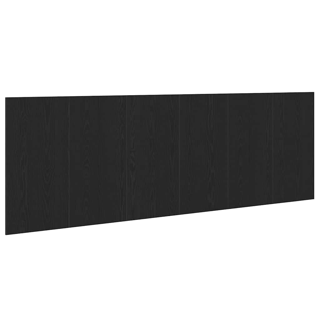 vidaXL Bed Headboard Black Oak Engineered Wood 2