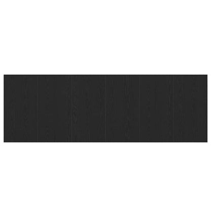 vidaXL Bed Headboard Black Oak Engineered Wood 5