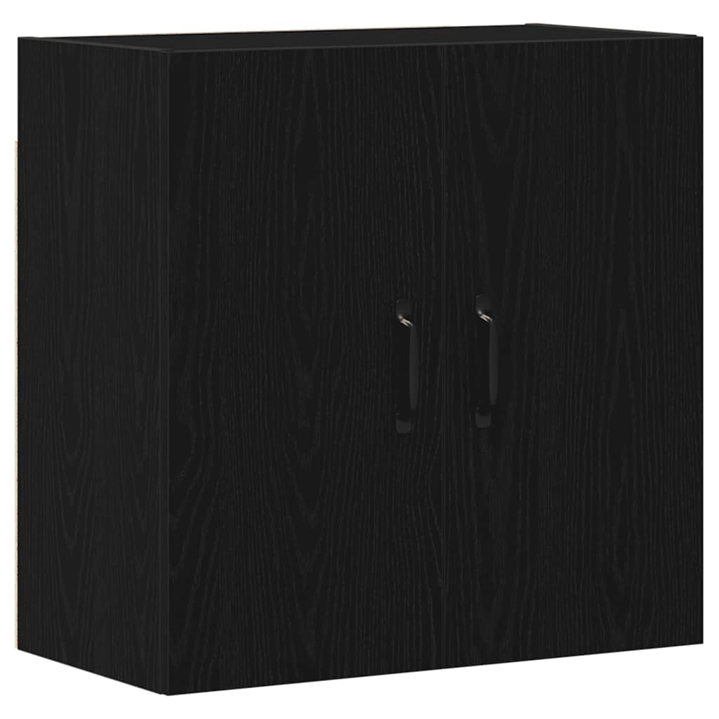 vidaXL Wall Cabinet Black Oak 60x31x60 cm Engineered Wood 2