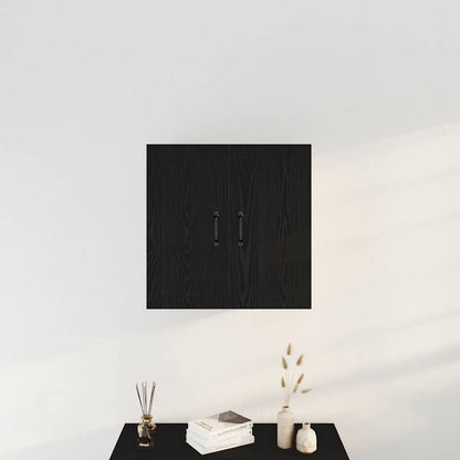 vidaXL Wall Cabinet Black Oak 60x31x60 cm Engineered Wood 3