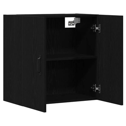vidaXL Wall Cabinet Black Oak 60x31x60 cm Engineered Wood 5