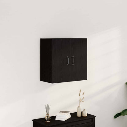 vidaXL Wall Cabinet Black Oak 60x31x60 cm Engineered Wood 1