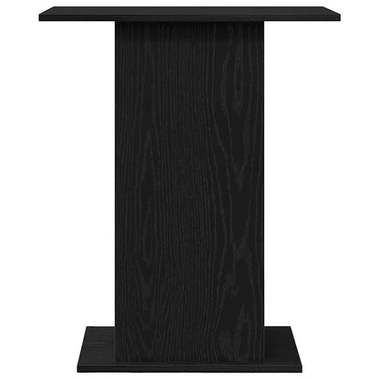 vidaXL Aquarium Stand Black Oak 60.5x36x72.5 cm Engineered Wood 5