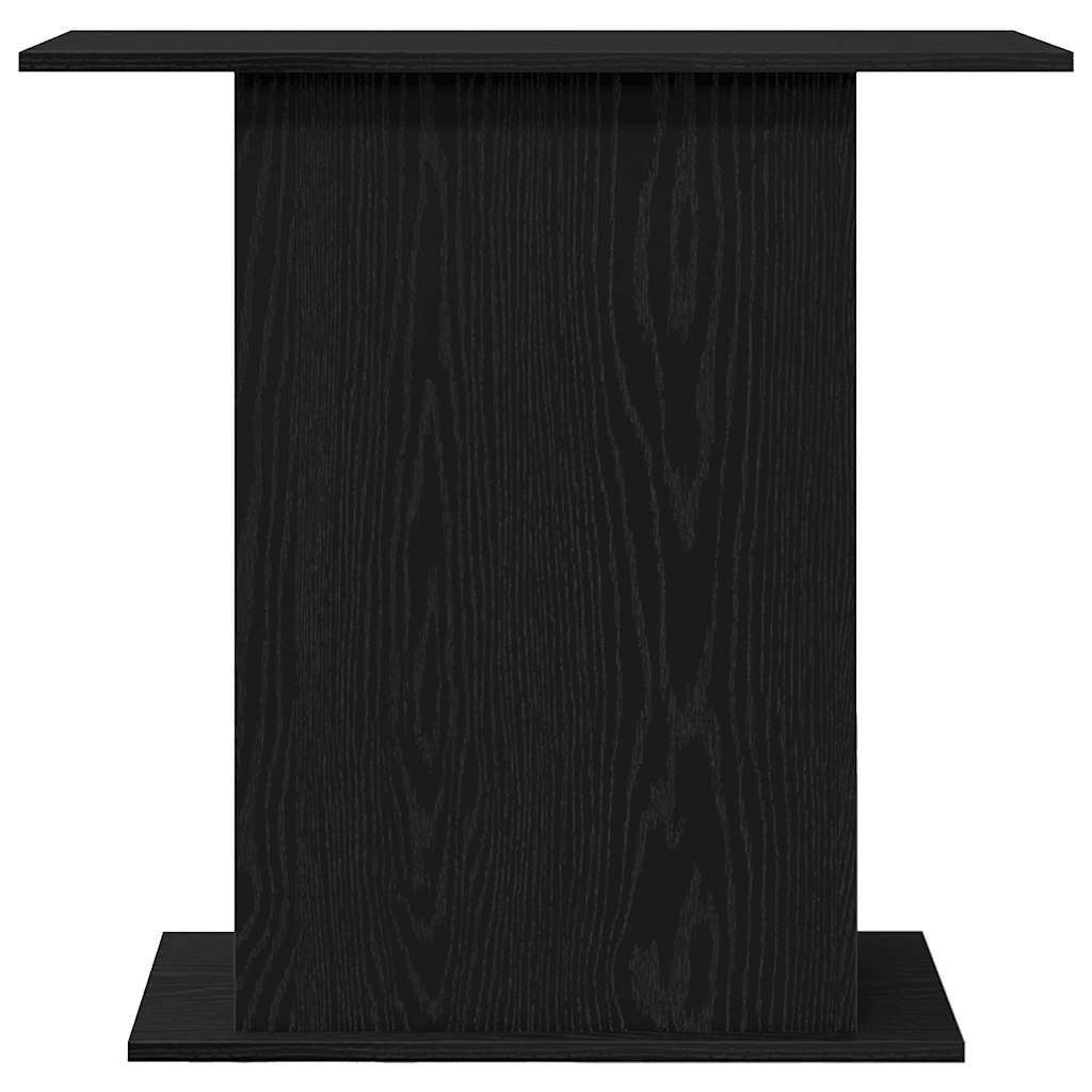 vidaXL Aquarium Stand Black Oak 75x36x72.5 cm Engineered Wood 5