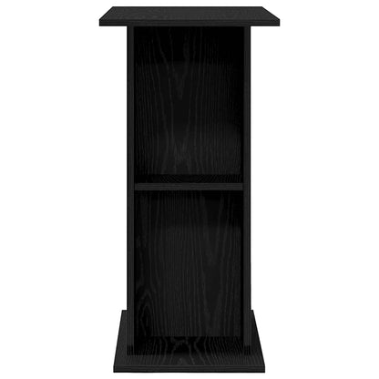 vidaXL Aquarium Stand Black Oak 75x36x72.5 cm Engineered Wood 6
