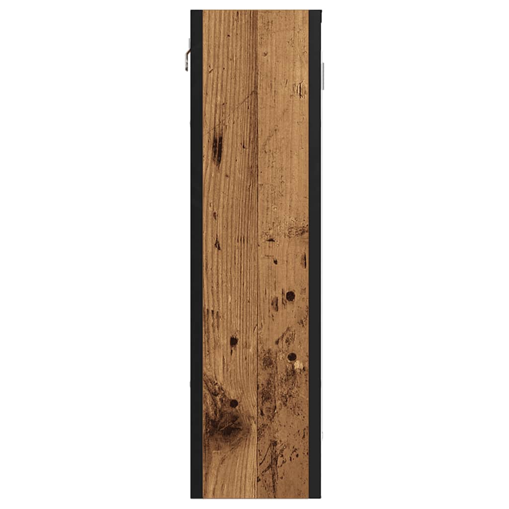 vidaXL Bathroom Mirror Cabinet Old Wood 60x16x60 cm Engineered Wood 5