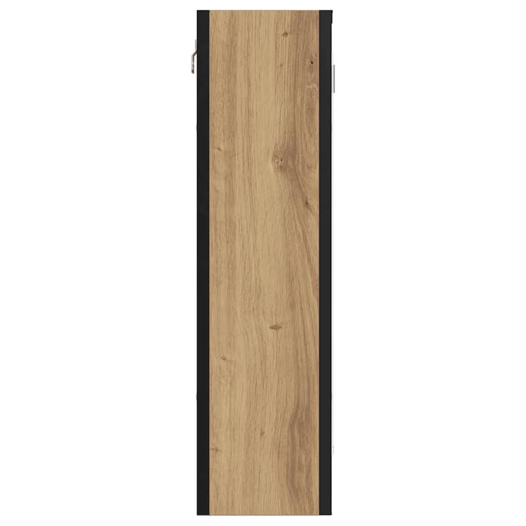 vidaXL Bathroom Mirror Cabinet Artisan Oak 60x16x60 cm Engineered Wood 5