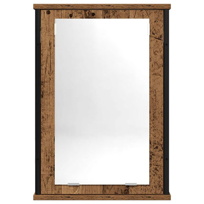 vidaXL Bathroom Mirror Cabinet Old Wood 42x12x60 cm Engineered Wood 4